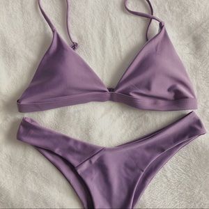 shein purple bikini